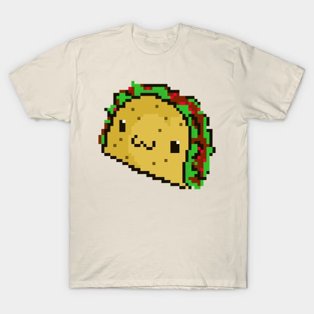 Pixel Taco T-Shirt by exeivier